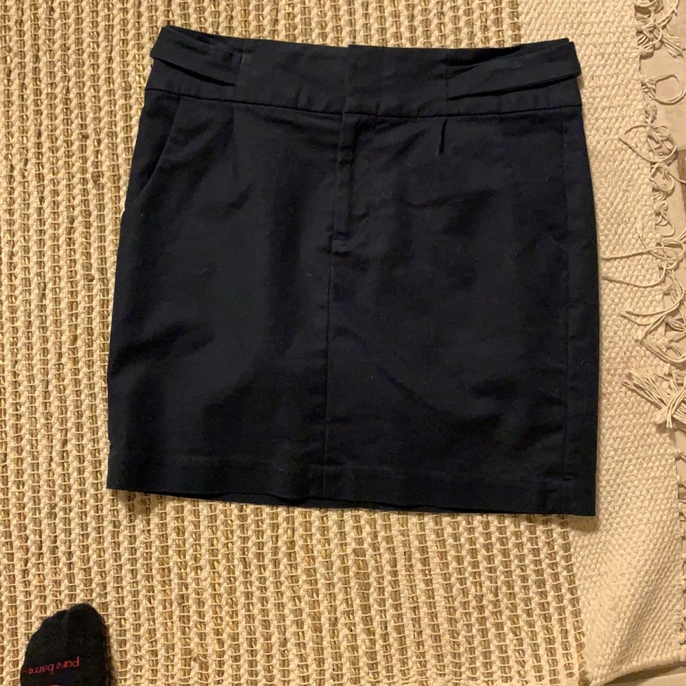 Banana republic navy skirt